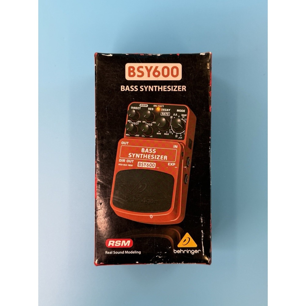 Behringer BSY600 Bass Synthesizer Effect Pedal. PLEASE READ